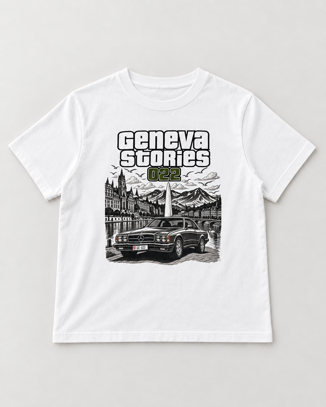 Front print — Geneva Stories 022 Tee